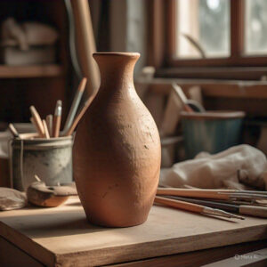 Handcrafted Clay Vase